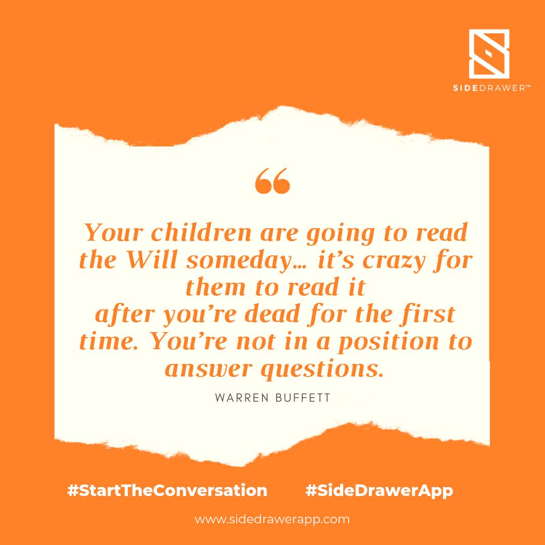 sidedrawerapp's tweet photo. Start the conversation with #sidedrawerapp. There is no time like the present. #conversation #SelfCareSunday #starttheconversation https://t.co/CipEohfAvb