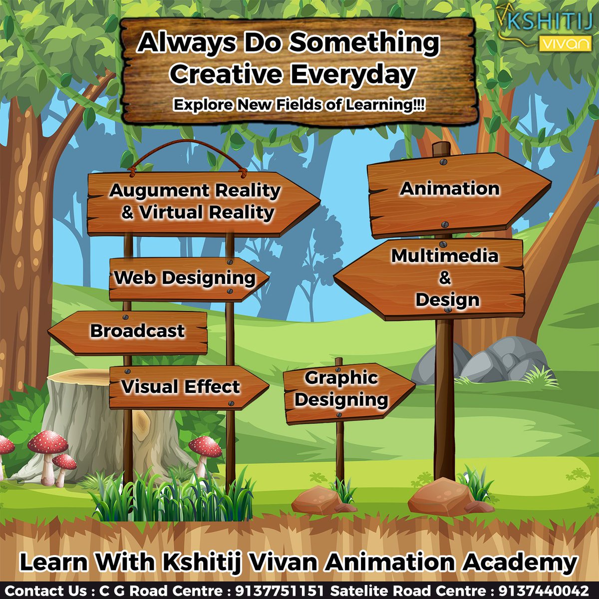 MaacAhmedabad's tweet photo. Always Do Something #Creative Everyday Explore New Fields of #Learning!!! Learn With #KshitijVivanAnimationAcademy
https://t.co/PKQ45rXetG
#Animation #VisualEffect #GraphicDesigning #MultimediaAndDesign #Broadcast #WebDesigning #Ahmedabad #KshitijVivanAhmedabad https://t.co/MKjtdqKrDo