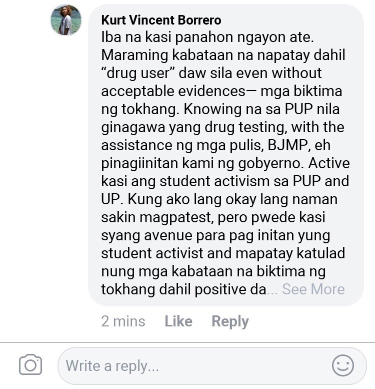 oozmakabaloo's tweet photo. Mapapanatag ka ba kung yung isa mong paa nakalubog sa hukay once u get tested? #StopStudentRepression #NoToMandatoryDrugTesting https://t.co/s5D9cvKfRw