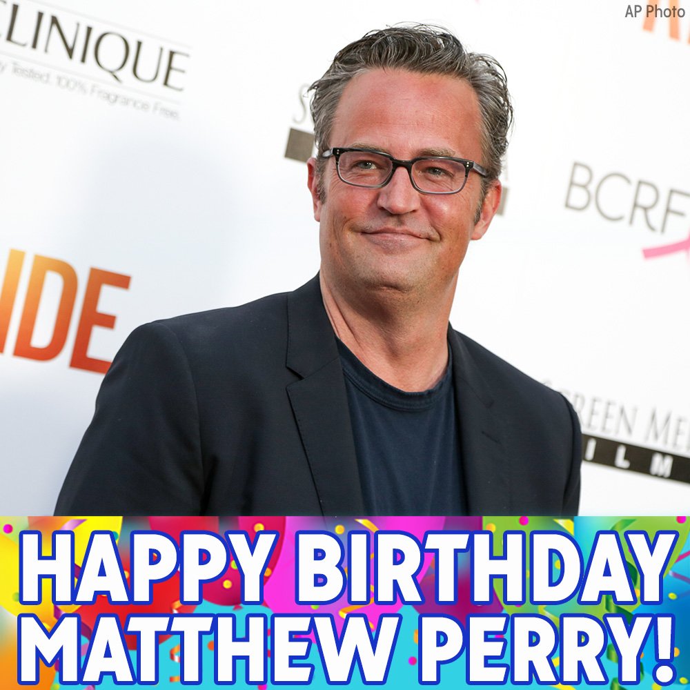 Happy birthday to \"Friends\" star Matthew Perry! 