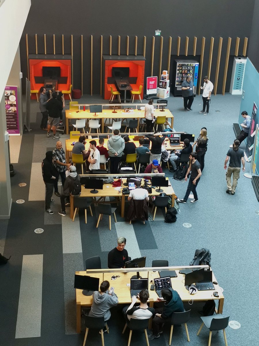 GamerCampUK's tweet photo. Hello all, hello y'all!
1 day before the #NTIShowcase
We are all making sure to have everything ready for display, setting up computers and practicing presentations.

You do not want to miss what the NTI has for you 😎

#gaming #gamesdev #GBL #presentation #BCU https://t.co/1tvTXMQTDu