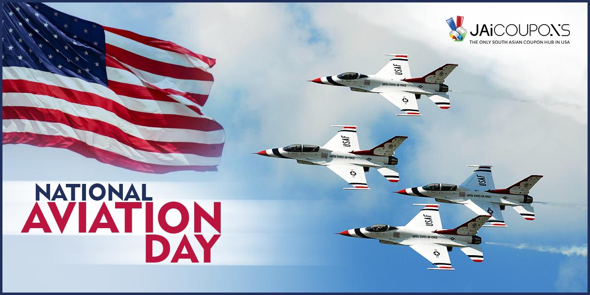 Expand your Wings to Celebrate #NationalAviationDay with Latest Deals and Coupons 
#aviation #aviationday2019 #aviationlovers #aircraft #aviationphotography #aviationdeals #travel #flightdeals #travelcoupons #flyingoffers #promocodes #JAiCOUPONS
jaicoupons.com