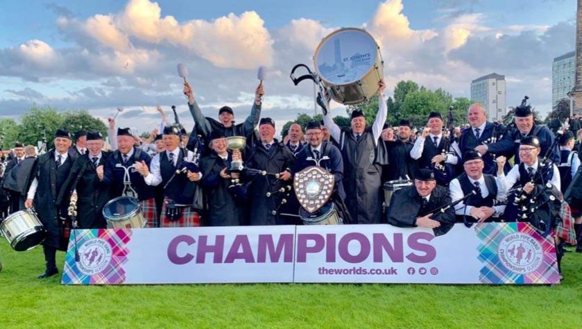 ChrisShearer13's tweet photo. World Champions! #stjosephspipeband #clondalkin #dublin #rspba https://t.co/0R7tVK5ngA