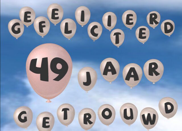 Moon Auf Twitter Gefeliciteerd Ook Aan Je Vrouw 49 Jaar Getrouwd