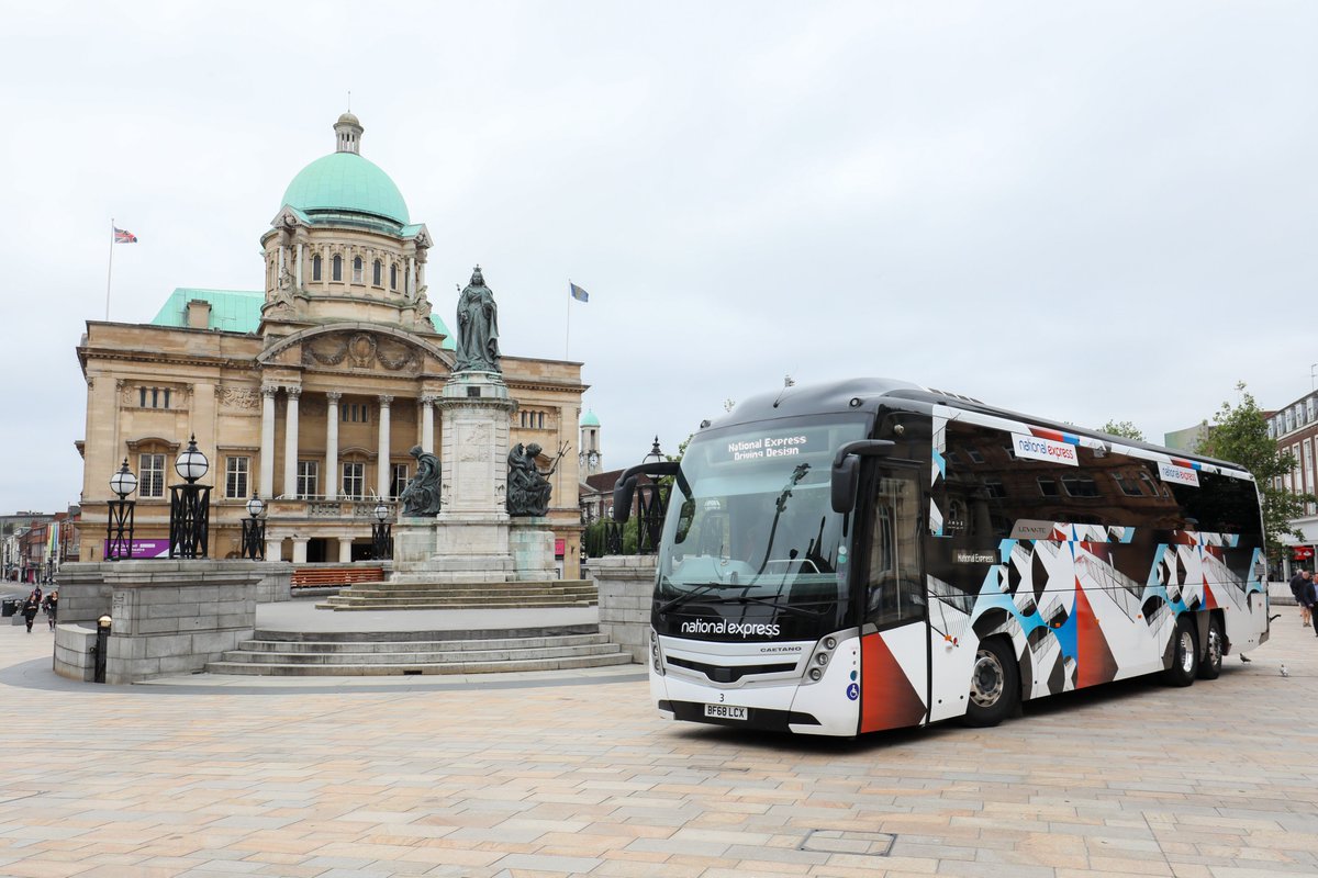 BrandedByAura's tweet photo. The phenomenal work was designed by up-and-coming Hull-based artist @KomkovSergej, who topped an online poll. The coach will now be transporting passengers all over the UK for the next year. https://t.co/sv4sCLyxVv
#NationalExpress #NXDrivingDesign #AuraGraphics https://t.co/AedkvLF77d
