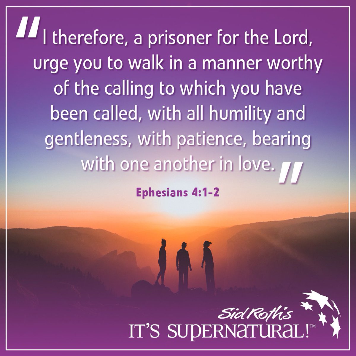 SidRothTV's tweet photo. I therefore, a #prisoner for #theLord, urge you to walk in a manner #worthy of the calling to which you have been #called, with all #humility and #gentleness, with #patience, bearing with one another in #love” - #Ephesians 4:1-2 ESV
#purpose #community #dailywisdom https://t.co/V3xGRb1zih