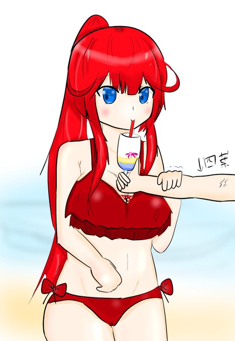 清滝修行所さんがTwitterに投稿した中野五月(五等分の花嫁)のイラスト。