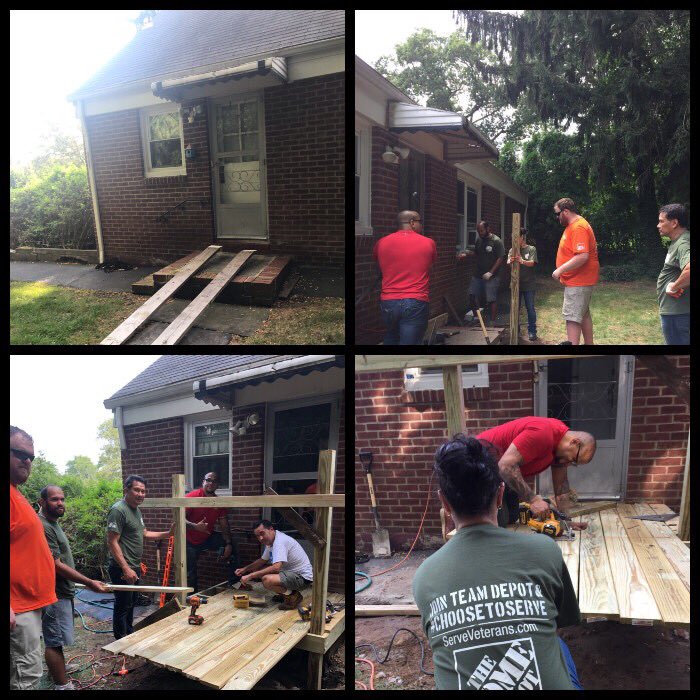 #choosetoserve #rocklandvettovet Taking care of our people is what we do ☺️<a href="/daryl_hagen/">Daryl Hagen</a> @HDRobSmith <a href="/HomeDepotFound/">The Home Depot Foundation</a>