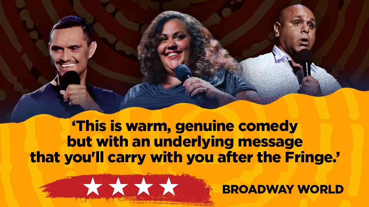 ANOTHER FOUR STARS 🌟🌟🌟🌟 and another sell out show! 

Only eight shows left! 🖤💛❤️ #MyAssembly #EdFringe

🎟bit.ly/AboriginalCome…