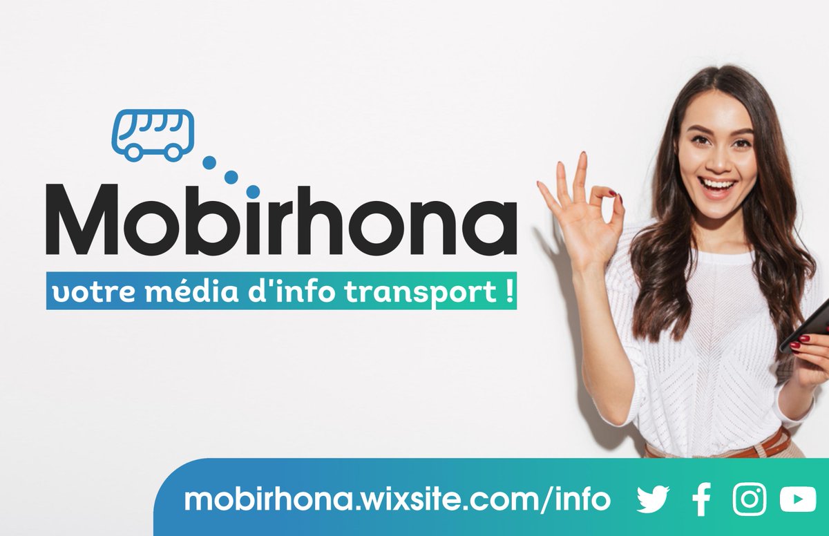 mobirhona's tweet photo. #fisrttweet 
🆕🆕 Retrouvez-nous désormais sur twitter @mobirhona votre nouveau média indépendant et complémentaire sur les #transports et #mobilités du #Rhône

➡ Suivez notre nouveau #fildinfo #transport sur ce réseau social https://t.co/fUazEmXwpl