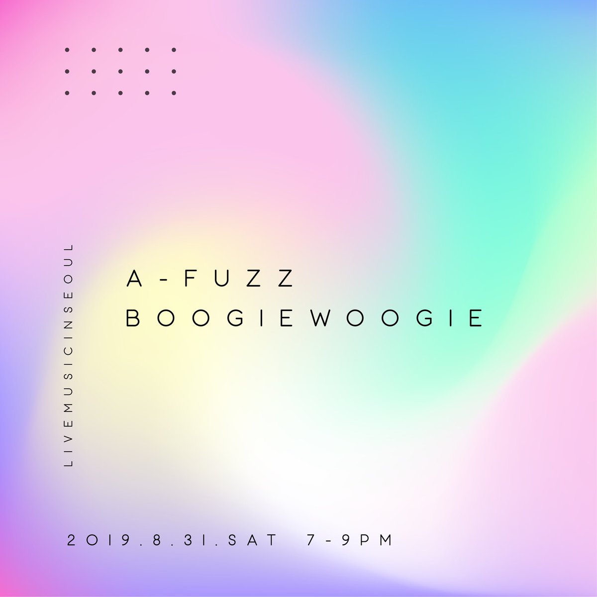 A_FUZZ_'s tweet photo. 이태원 클럽 부기우기의 3주년 기념일에 공연합니다. 저희는 7-9시 2시간을 무대에 오를 예정이니 기대해주세요! 언제나처럼 무료입장 자율기부입니다 :)
#에이퍼즈 #afuzz #a_fuzz #itaewon #이태원 #부기우기 #seoul https://t.co/8F1rOyt2al