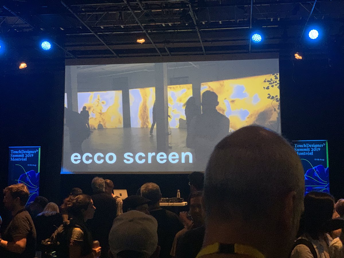 I’m here in Montreal, just hosted a workshop on physics driven audiovisual art at the TouchDesigner <a href="/1null1/">TouchDesigner</a> summit. Next up I’ll be talking about gold currents at <a href="/MUTEK_Montreal/">MUTEK Montréal</a> IMG about how I went from projecting onto bed sheets, to massive LED screen arrays.