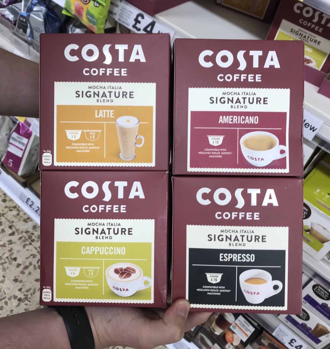 Costa Signature Blend Latte Dolce