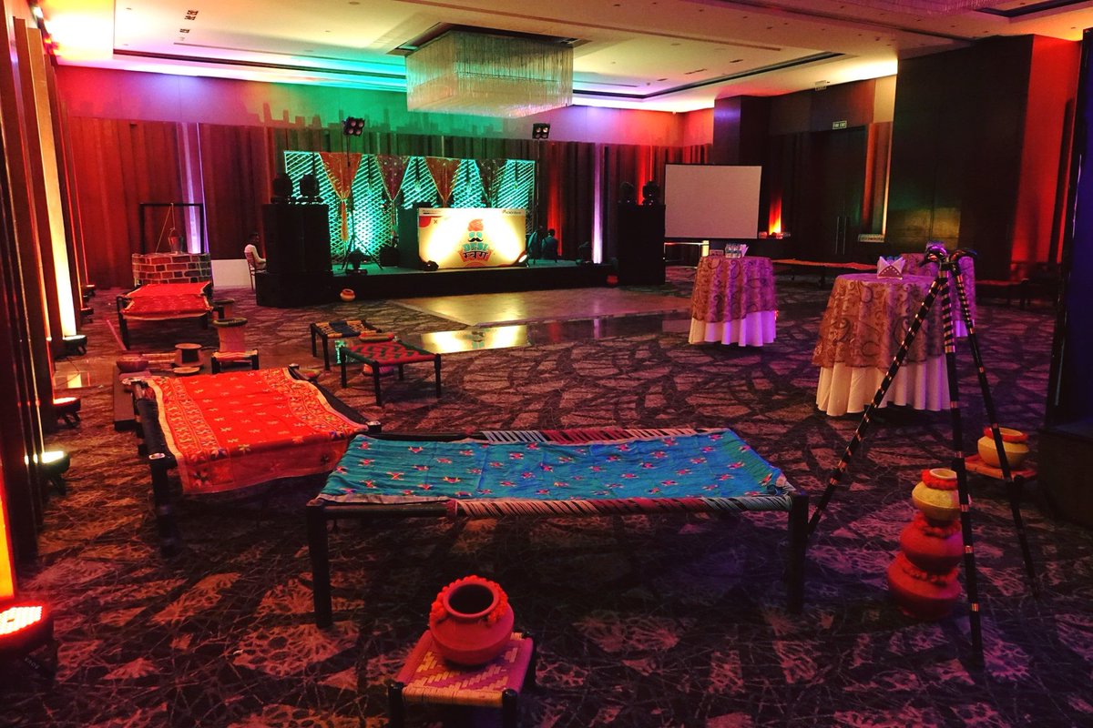 EventKonsultant's tweet photo. #TheEventKonsultants team added some Desi Swag to a corporate event for ICICI at Amritsar! 
Turnkey event production for an Agency: @EventKonsultant 

#EventProductionHouse #EventPlanning #EventManagement  #EventsIndia #EventIndustry #EventProfs #Event #EventPlanner #DoorsMedia https://t.co/N3Ej9tMyVP