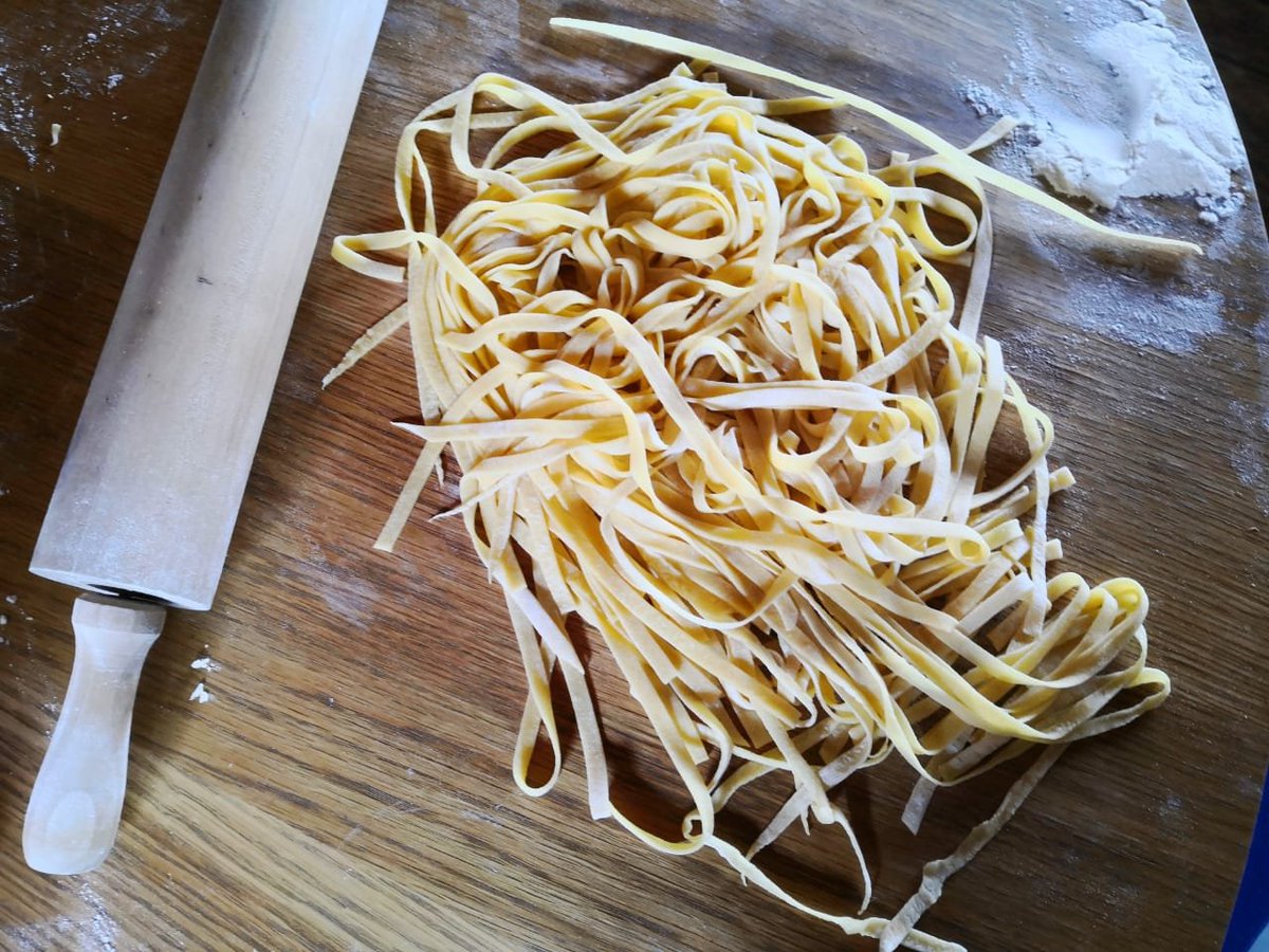 Jumarie_E's tweet photo. What a great way to end off a busy week! Making homemade pasta on a Sunday afternoon. Really not difficult at all but a bit messy! #SundayLunch #weekendvibes https://t.co/LvtEFXYUH0
