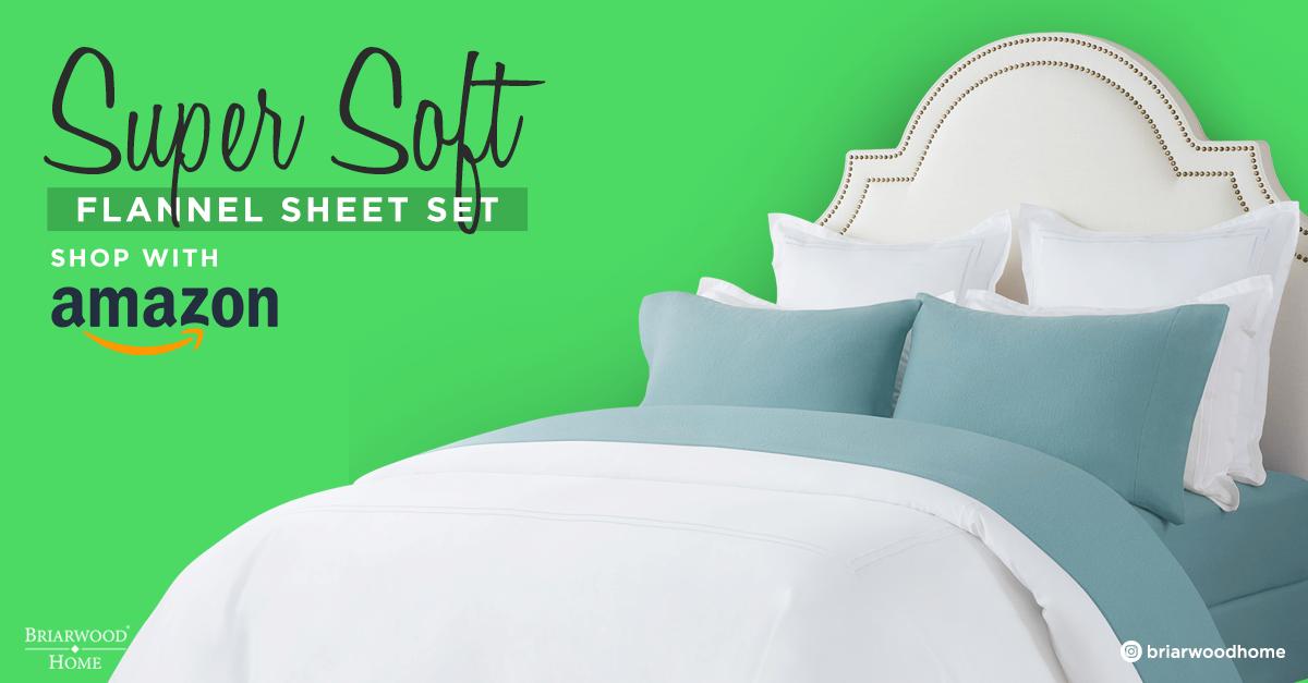 BriarwoodHome's tweet photo. Super Soft Flannel Sheet Set - Shop With Amazon
Shop >https://t.co/zSAepYNomz
#SuperSoft #FlannelSheet #SheetSet #ShopWithAmazon #Flannelsheets #AmazonDeals #Amazon https://t.co/XJldvjLImb