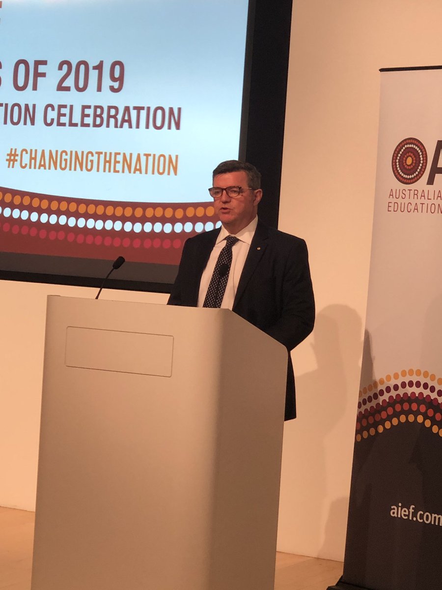 AIEFoundation's tweet photo. “No one has given you your achievements or your education, and no one can take this away from you. Don’t let anyone set limits that prevent you from following your dreams.” - #AIEF Executive Director @AndrewPenfold at #Year12Graduation. #ChangingTheNation https://t.co/mIfVjLjnRm