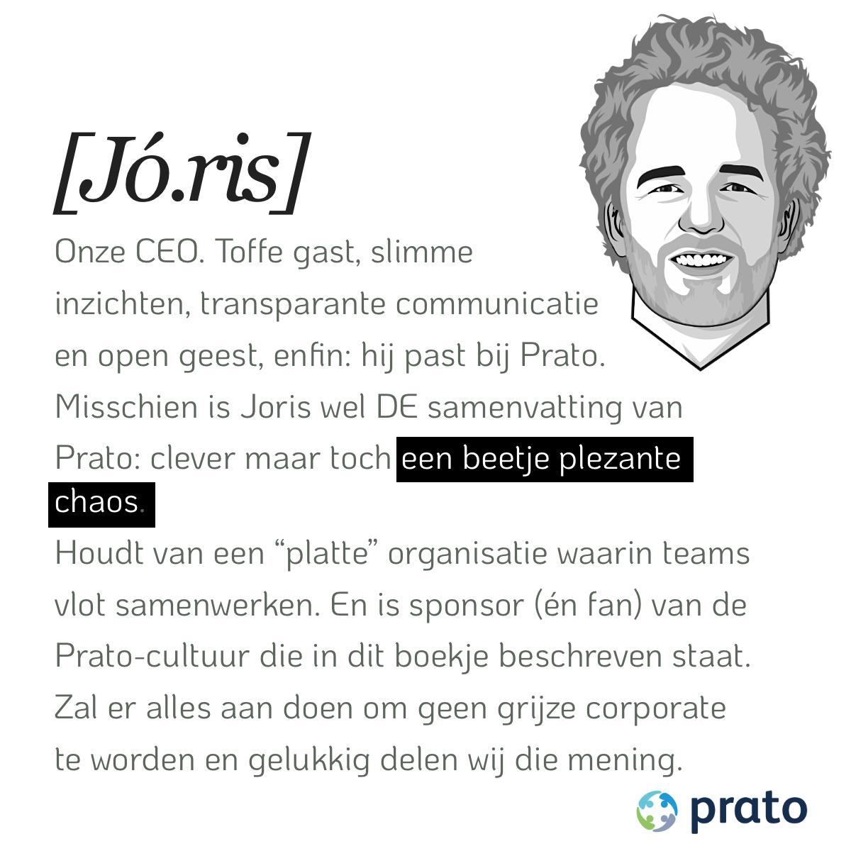 PratoHR's tweet photo. Het is de beurt aan de letter J van Joris. Onze CEO is zonder twijfel de grootste fan van ons Prato-boek en onze cultuur #PratoBoek 📖👉 https://t.co/6dRWTHHHeV #bedrijfscultuur #LifeAtPrato #GrowingSmartTogether https://t.co/vZgW4TBuVm