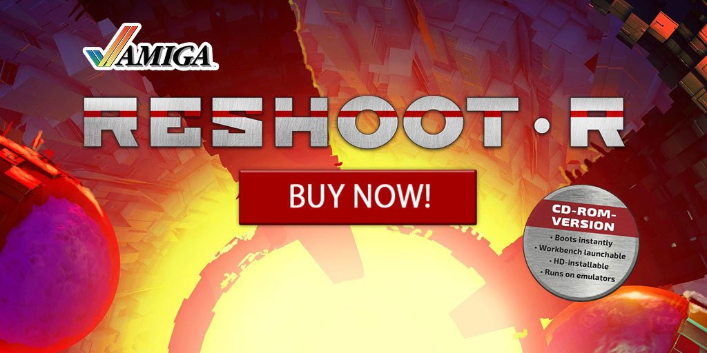 playasia's tweet photo. The Pure and Signature Edition of RESHOOT R for Amiga is available on our website.
Buy yours now: > https://t.co/ST0707uNYD
#RESHOOTR #Amiga https://t.co/GFG3956V5C