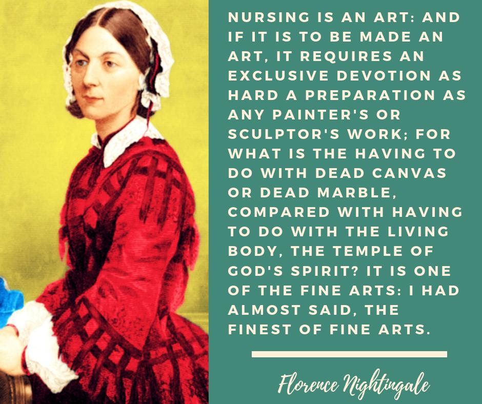 CliniShift's tweet photo. #MondayMotivation This week, be inspired by Florence Nightingale, the woman  that changed the face of nursing from a mostly untrained profession to a highly skilled and well-respected profession  💉💯 #nurse #nursing #SeniorLiving #WorkforceSolutions #CliniShift https://t.co/xrEhnsLooc