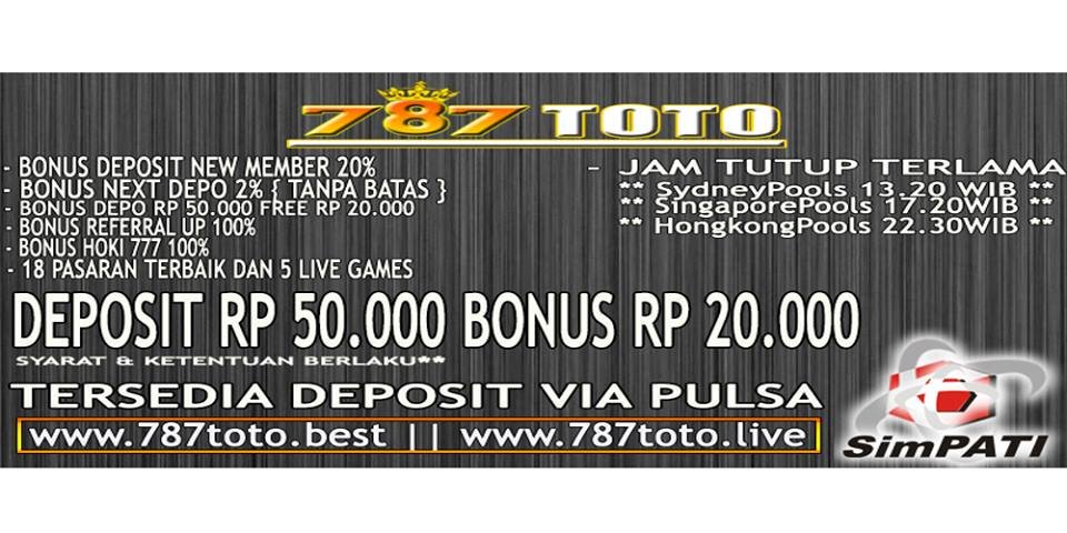 787toto's tweet photo. SydneyPools
(19/08/2019)
Hadiah Utama : 9205
SHIO : KAMBING
#togel #togelonline #togelsgp #togelhk #togelsdy
#prediksitogel #bocorantogel #bandartogel #togelovers #togelonlineterpercaya #togelonlineresmi #787TOTO #787TOTO #prediksijitusa https://t.co/B9FDy06ATS