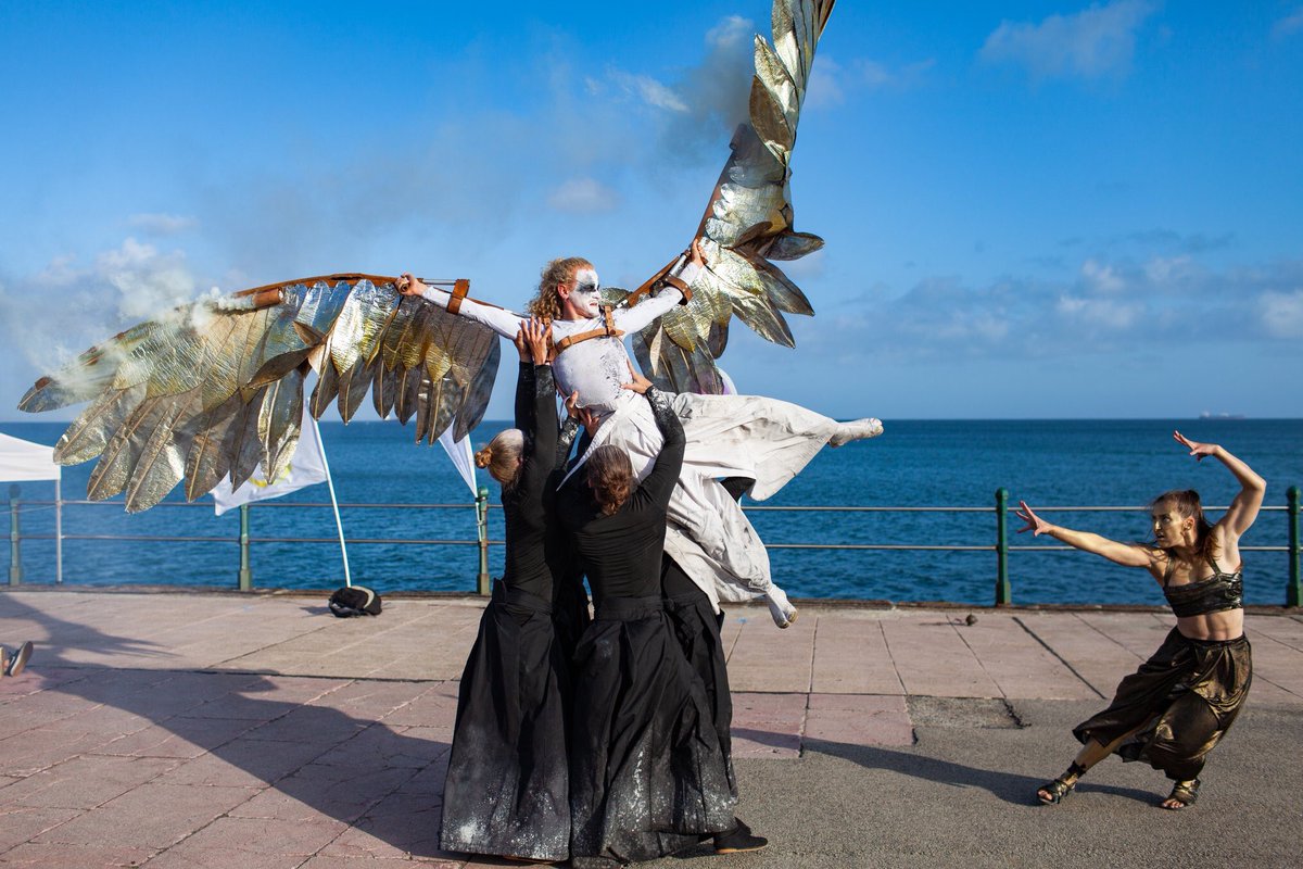 We were delighted to host <a href="/SouthpawCompany/">SouthpawCompany</a> ICARUS and work in partnership with <a href="/dancerep2/">Dance Republic 2</a> on the Promenade - what a fabulous spectacle! Image by @LeeJPalmer