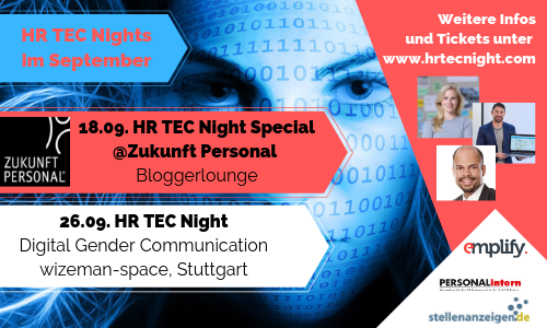 hrtecnight's tweet photo. Noch 2 Wochen - dann beginnt endlich wieder der prall gefüllte #Eventseptember &amp; die @hrtecnight ist dabei!
Sichert euch eure #Tickets in #Köln u/o #Stuttgart unter https://t.co/WaxjFcjtYq ⬇️⬇️⬇️
@stellenanzeigen @ZP_Universe #HRTN8 #gender #employerbranding https://t.co/8hz0fER9YE