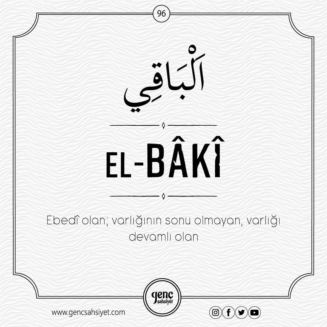 gencsahsiyet's tweet photo. "El-Baki; ebedi olan, varlığının sonu olmayan, varlığı devamlı olan."
#elbaki #الباقي #Allah #الله #esma #esmaulhusna #hergünebiresma #engüzelisimler #EnGüzelİsimlerOnundur #islam #islamicart #islamic #mumin #muslim #musliman #musluman https://t.co/Z20YyFz4TF