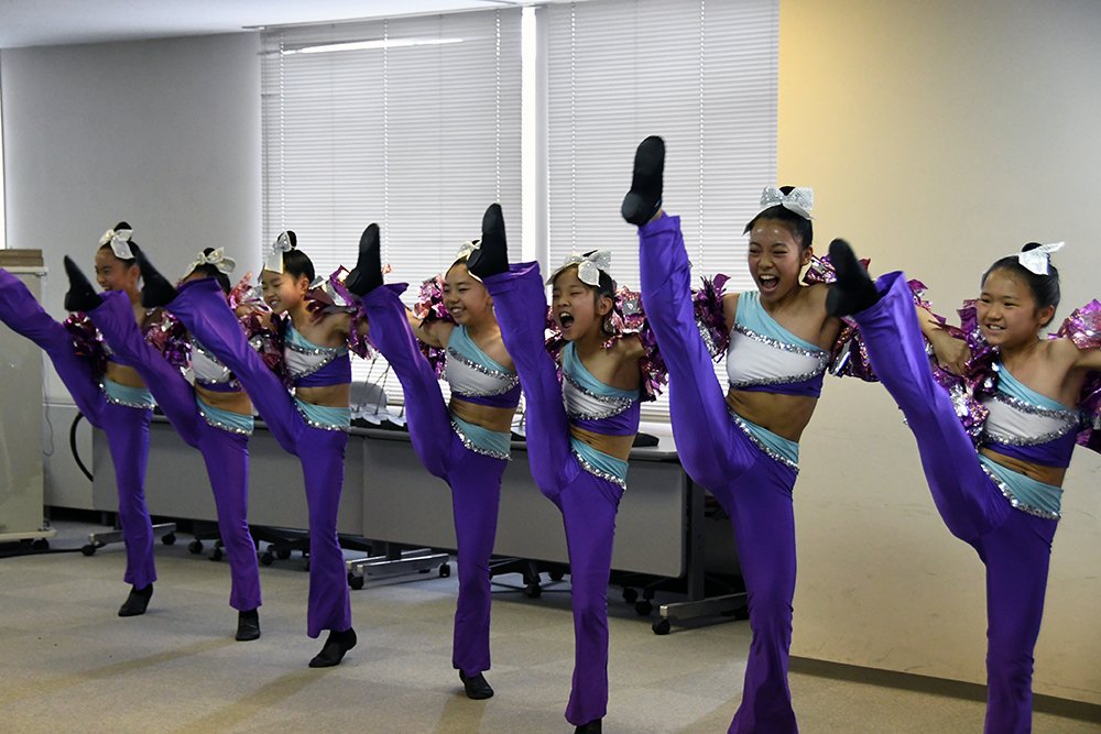 市長表敬訪問：CHEER DANCE TEAM SHINIES】チアダンスチームのシャイ