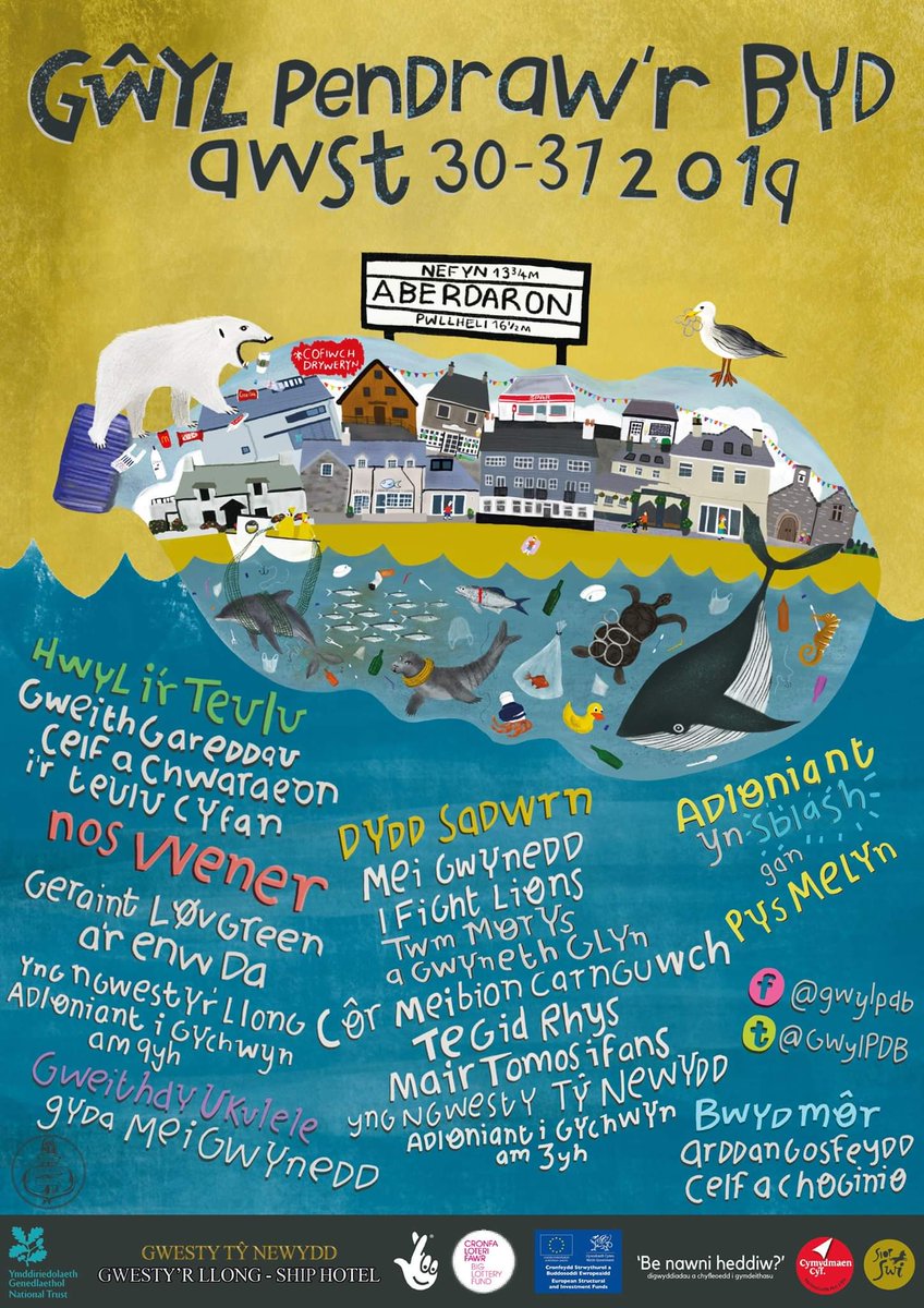 ifightlions's tweet photo. Ni lawr yn Pendraw'r Byd (Aberdaron) ar gyfer ein gig nesaf ar Awst 31. Chwara' fel rhan o @GwylPDB yng Ngwesty'r Ty Newydd efo @meigwynedd, Twm Morys , Côr Meibion Carnguwch a mwy! 🎶 https://t.co/lShBZaSOda