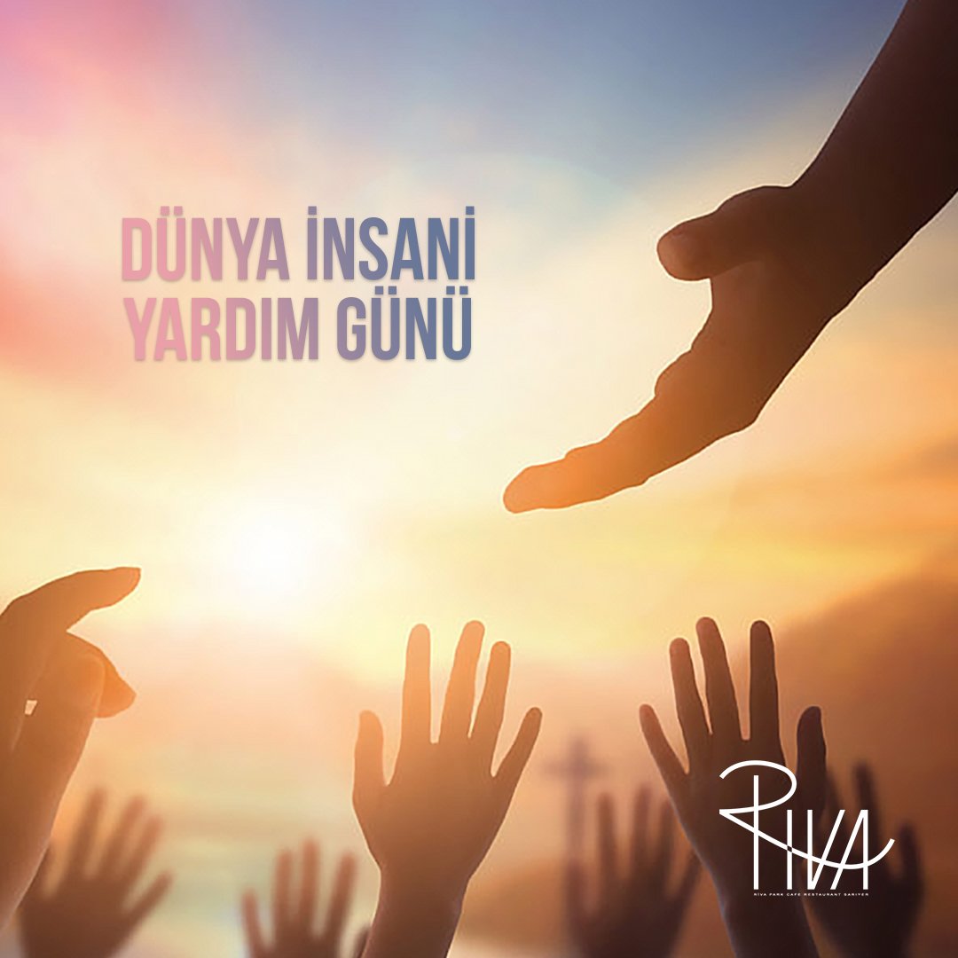 Başkalarına yardım için çeşitli tehlikelere ve olumsuzluklara göğüs geren bütün herkesin İnsani Yardım Günü kutlu olsun.
#WorldHumanitarianDay  #WorldHumanitarianDay2019 #rivarestaurant #sarıyer #breakfast  #wedding #babyshower  #kurumsaldavet #event  #etkinlik  #organizasyon