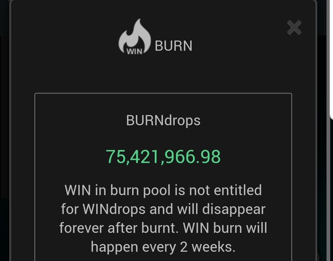 ScottLEOWarrior's tweet photo. Over 75million already in @WINkorg burn pool in just 5 days! not including the monthly buyback, which they will be using 50% profit to buy from market!

I mean it guys stack your bags quickly because this thing is so close to exploding.

@Ben_TRX @MustacheTommy @justinsuntron https://t.co/bV3nI2RlaP