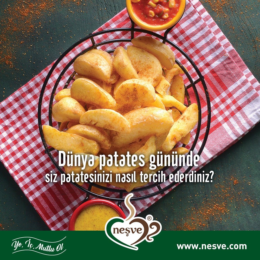 nesvesosyal's tweet photo. Dünya patates gününde siz patatesinizi nasıl tercih ederdiniz? 🍟🍟🍟🍟🍟 https://t.co/AsKUHgIzgf