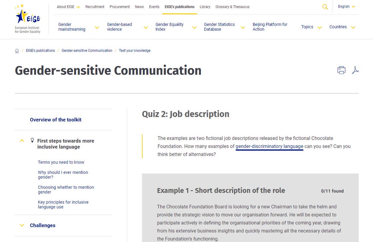 #MondayQuiz: How many gender-discriminatory terms do you find in this #job ad 👉 europa.eu/!HP98yx?
