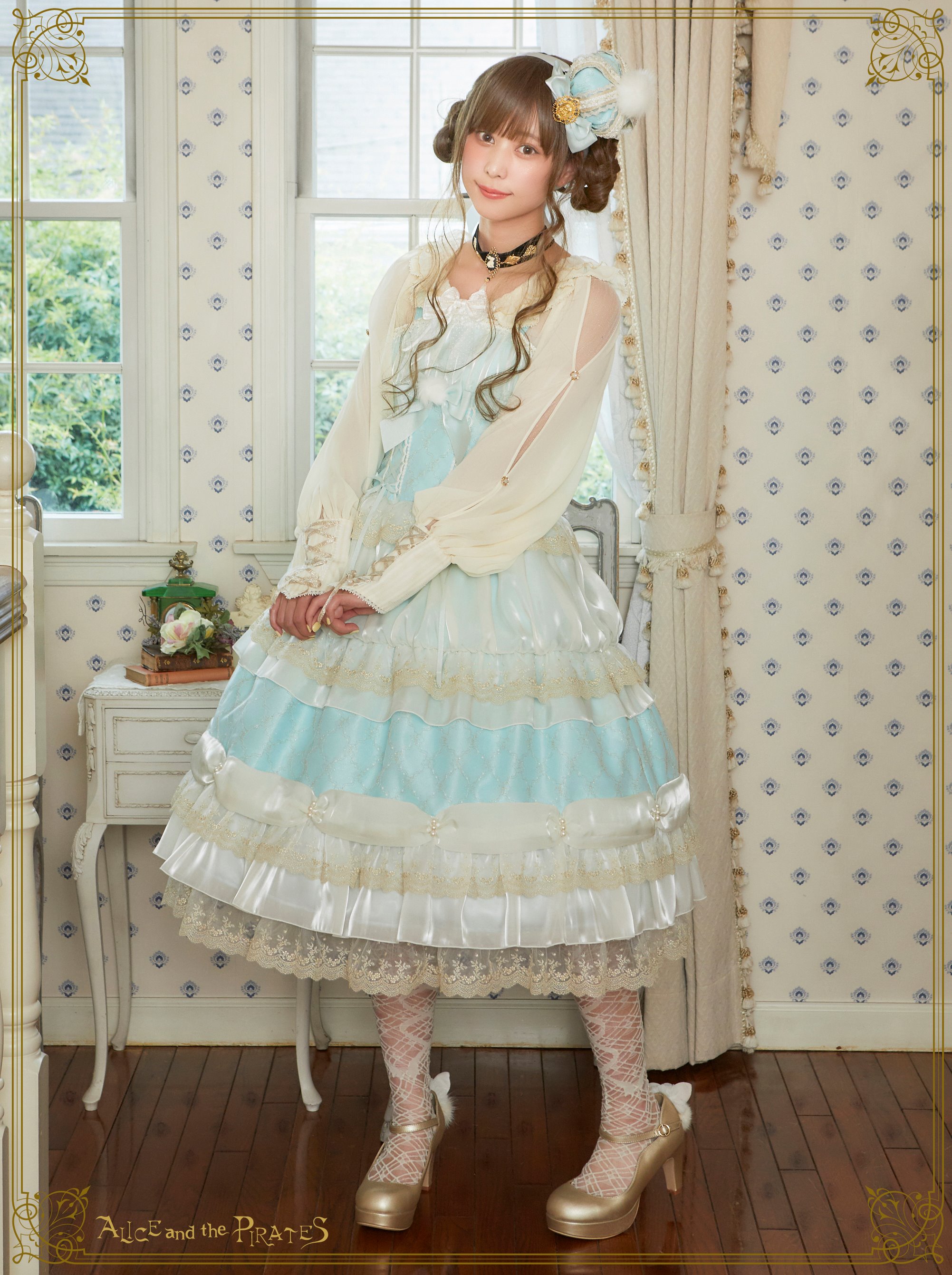 ♡プリティ♡ 新品 夢見るFantasic Balloon ワンピース サックス-