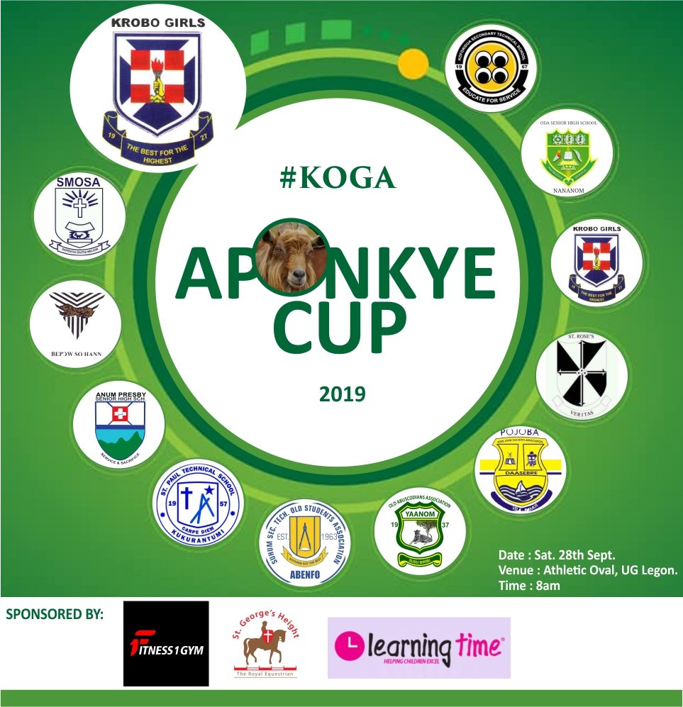 #KOGA 
#AponkyeCup2019
#EasternKonnect 
<a href="/irepmyschool/">I Rep My School🇬🇭</a> @HSS_GH <a href="/highskulclique/">Highskulclique</a> <a href="/AbeikuSantana/">AbeikuSantana</a> <a href="/OtiAdjei/">Michael Oti Adjei</a> <a href="/tv3_ghana/">#TV3GH</a>