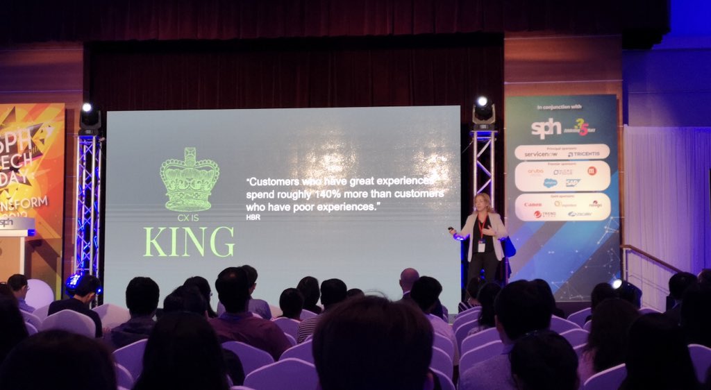 Kerryislin's tweet photo. How well do you know your customers? Stop by the #M1 booth @official_sph to see a demo of our Wi Fi integration with real-time feedback tool Pulse @localmeasure @ciscomeraki #wifi #acquire #loyalty #customersentiment #businessvalue #exceptionalcx #sphtechday2019 https://t.co/B2QmrLkI7n
