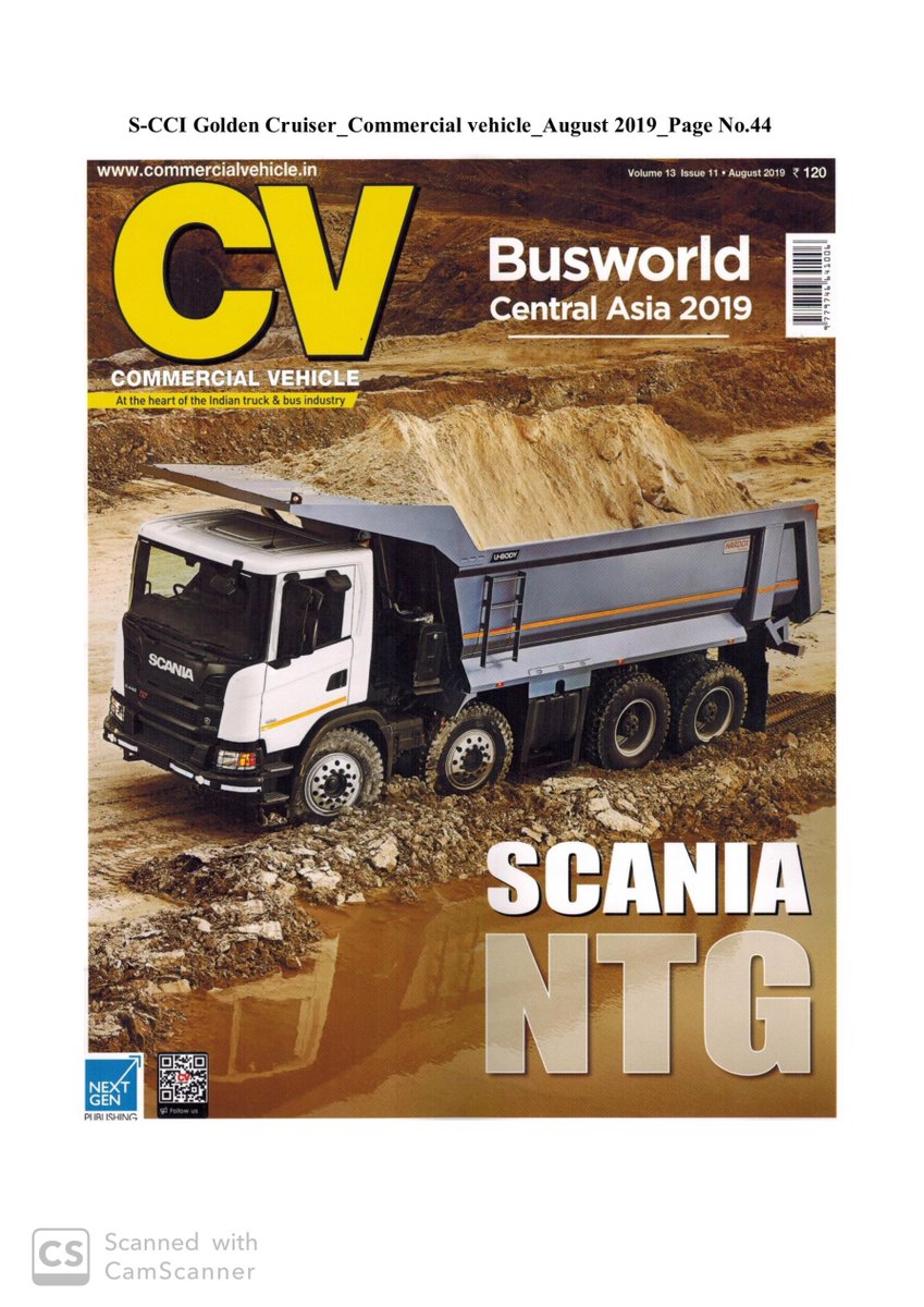 OfficialSCCI's tweet photo. @OfficialSCCI' eyes a larger pie of CV market.

@CVmagazine #Augustedition2019 @GunjanBidani https://t.co/rQNZ5vuNsb