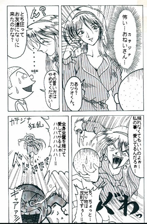 昨日のサザエさんコピー本の続きが見たいという
ありがたい御言葉を頂いたのでお目汚しに後編の一部を(´ー｀) 