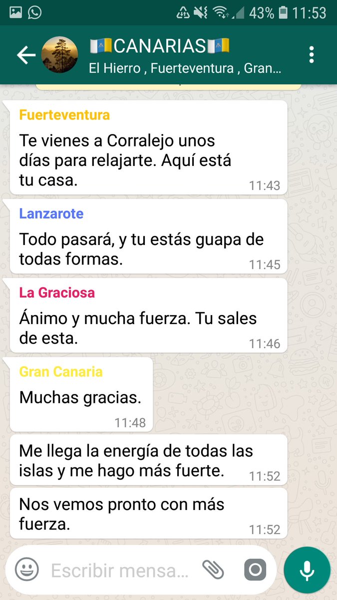 cacotadelnorte's tweet photo. Gracias por los ánimos de todos los isleños.
#FuerzaGranCanaria https://t.co/o5v8oe5bXM