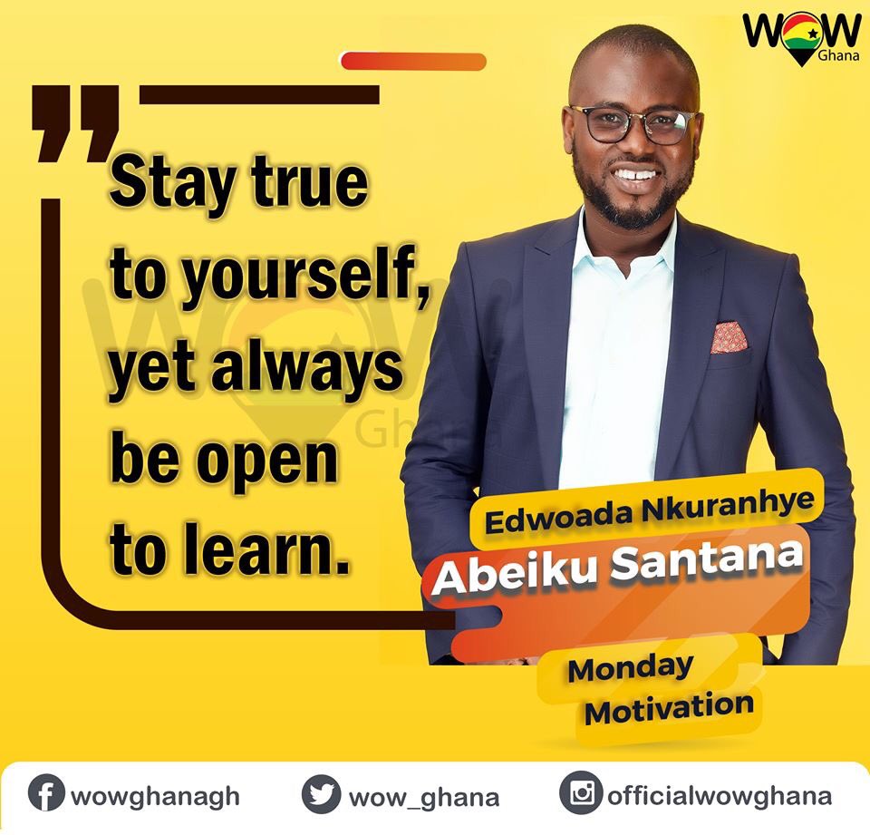 wow_ghana's tweet photo. #Mondaymotivation #Edwoada "Stay true..."- @abeikusantana #beinspired #bemotivated #wowghana #ghana #africa #quotes #abeikuquotes #mrtourism #tourism https://t.co/eFA7G0t1DI