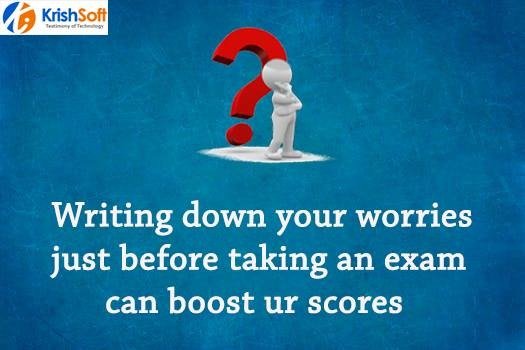 krish_soft_sol's tweet image. Writing down your worries just before taking an exam can boost your scores.
Visit Us:bit.ly/2Zdp1OO