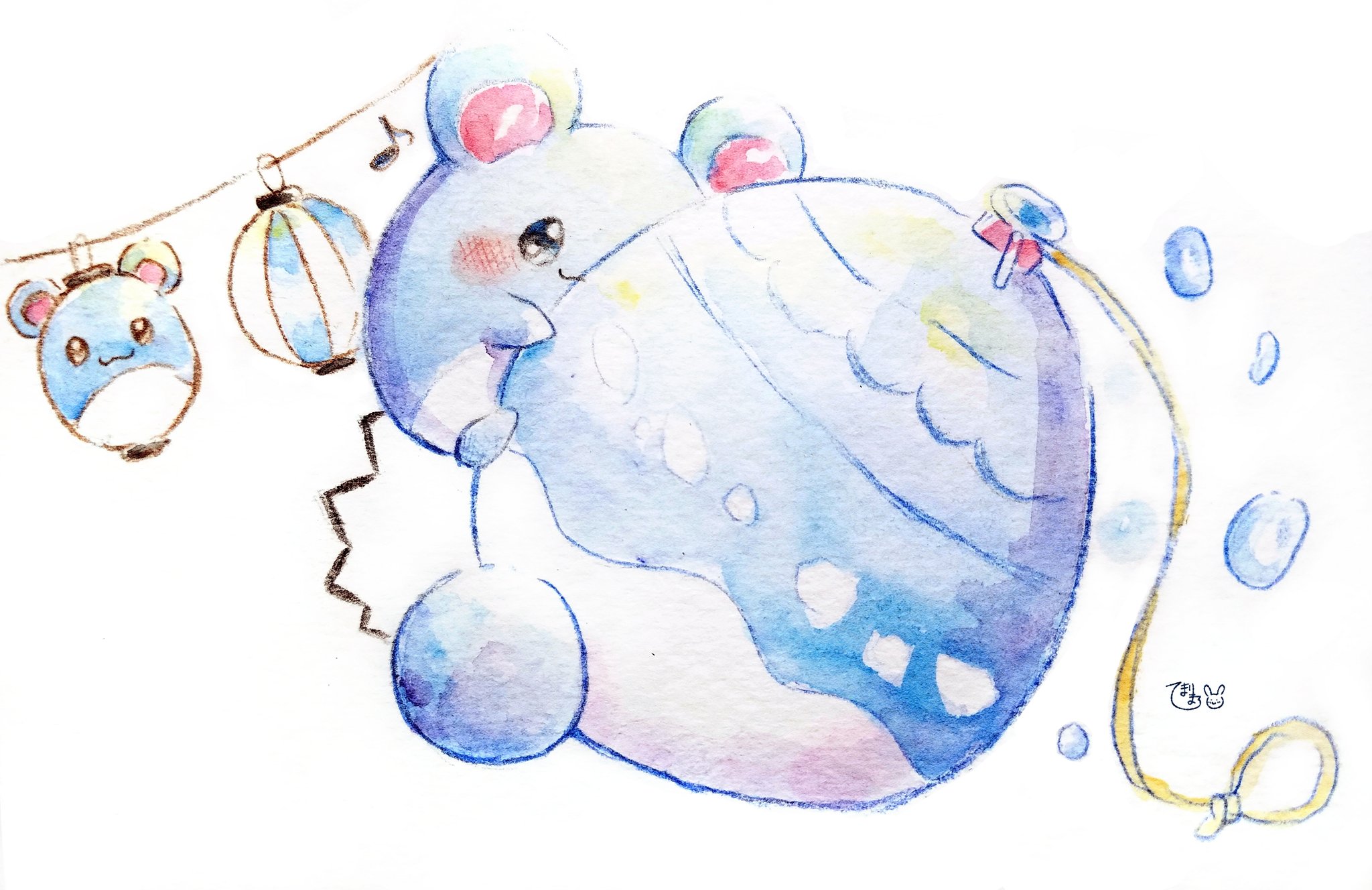 てまりまろ على تويتر ヨーヨー釣り お祭りポケちゃん てまりまろ على تويتر ヨーヨー釣り お祭りポケちゃん