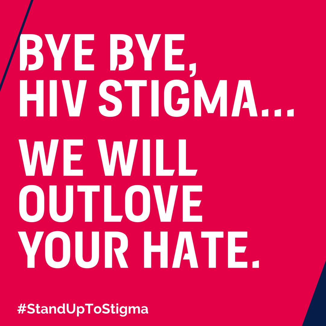 ViiVHC's tweet photo. In need of some #MondayMotivation? Look no further than the awesome #StandUpToStigma messages shared on our stigma wall at #IAS2019. Have a great week! https://t.co/mOsbPDd0Ye