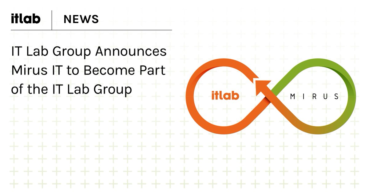ITLabUK's tweet photo. IT Lab group is building upon its breadth of services, scalability and agility by acquiring Milton Keynes MSP, @mirusit https://t.co/f75vti8s0N #technology https://t.co/beGp0mKwBF