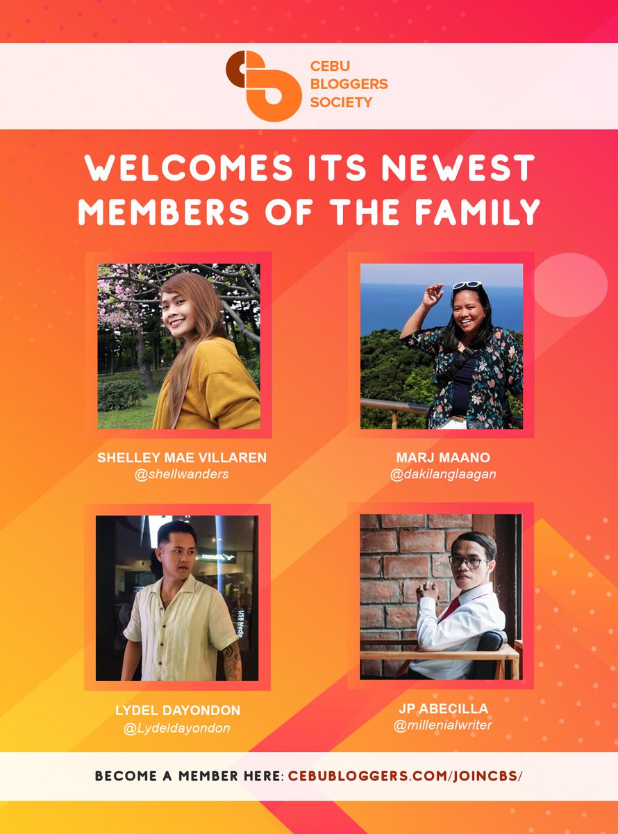 CebuBloggers's tweet photo. The second wave of Cebu Bloggers Society freshies are here! Welcome to the biggest and premier blogging network in the South!
#CBSForever #CBSEngaged https://t.co/1ovQt4Sb4v