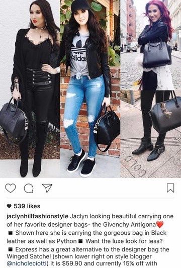 jaclyn hill givenchy bag