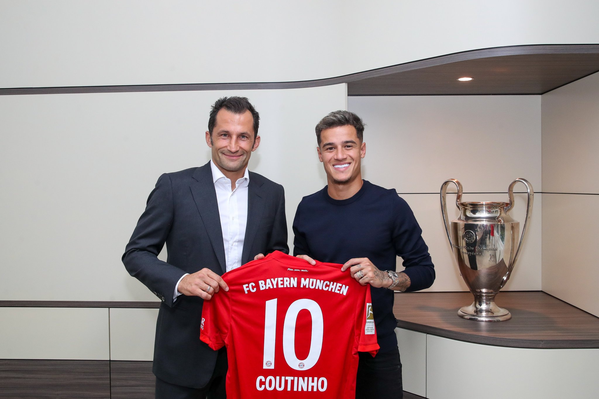 Coutinho lucirá el número '10' en el Bayern.