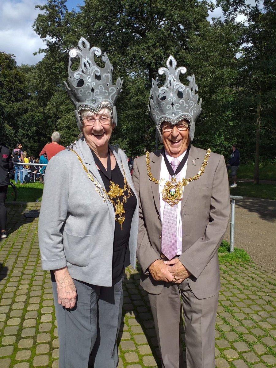 We'd like to thank Cllr <a href="/AnthonyDowning1/">Anthony Downing</a> Lord Mayor and the Lady Mayoress for not only joining us but for also entering into the spirit of carnival by donning costume! The tradition of <a href="/SheffCouncil/">Sheffield City Council</a> Lord Mayors supporting this event continues. #MadeInSheffield #sheffieldissuper