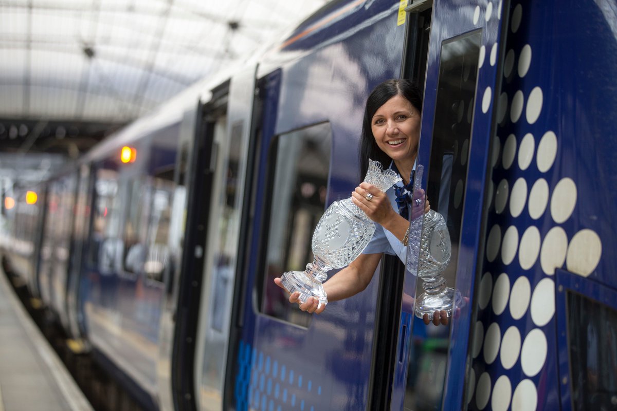 jeffholmes24's tweet photo. lot of fun and thanks to team @ScotRail as team up with fans for @2019solheimcup https://t.co/Qz8GeFaqzu